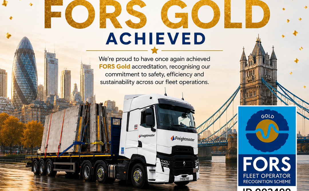 FORS Gold Accreditation for Freightmaster